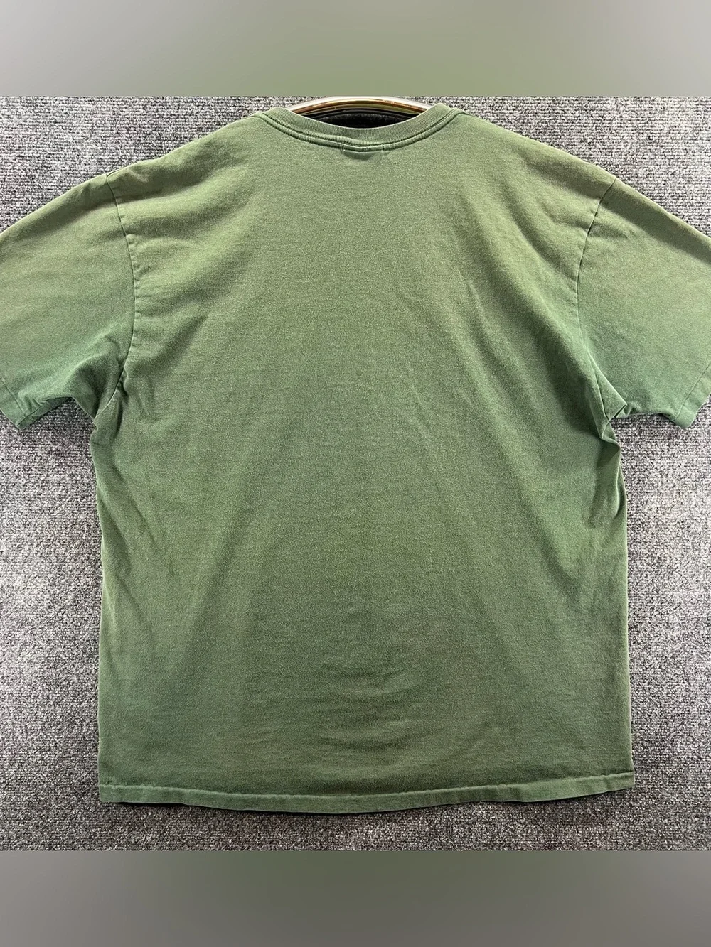 Vtg Polo Ralph Lauren Shirt Mens Large Green Pocket Single Stitch 90s USA Made